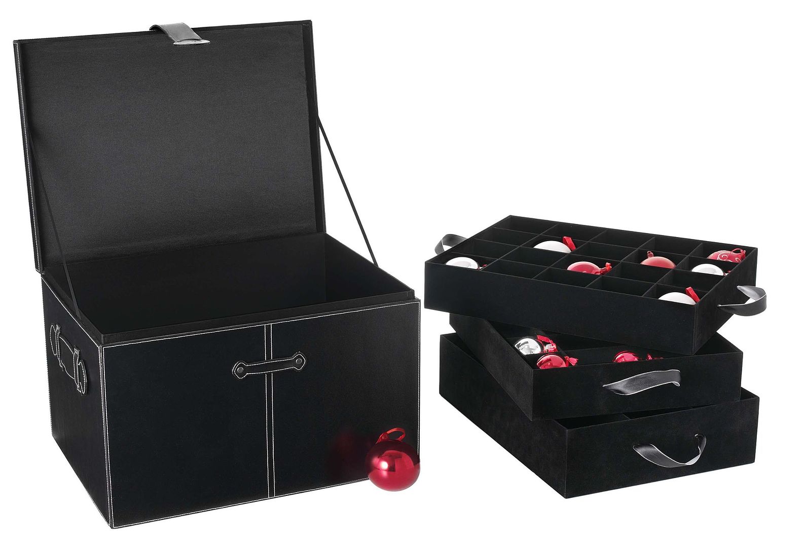 Holiday decoration storage tips: Sterling Pear Keepsake Ornament Box