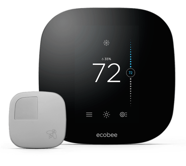 ecobee3 Smart Wi-Fi Thermostat with remote sensor