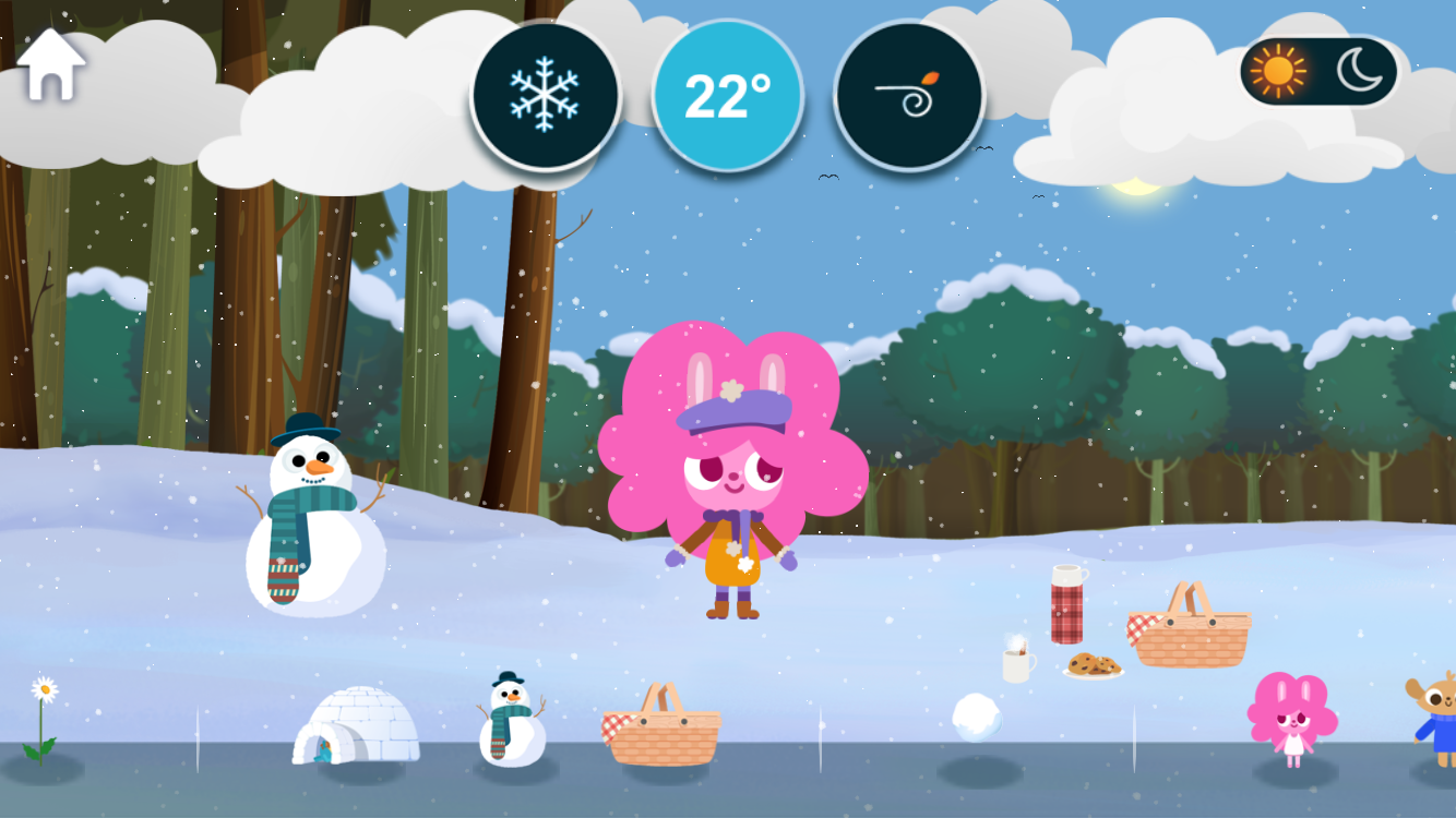 Educational virtual weather app for kids: MarcoPolo Weather