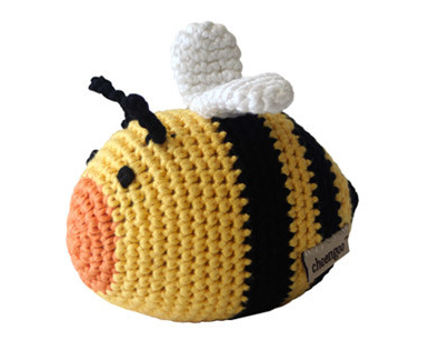 Crocheted baby rattles at Cheengoo: Handmade Bee