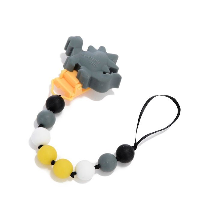 Chewbeads new pacifier clips are safe for babies to gnaw on