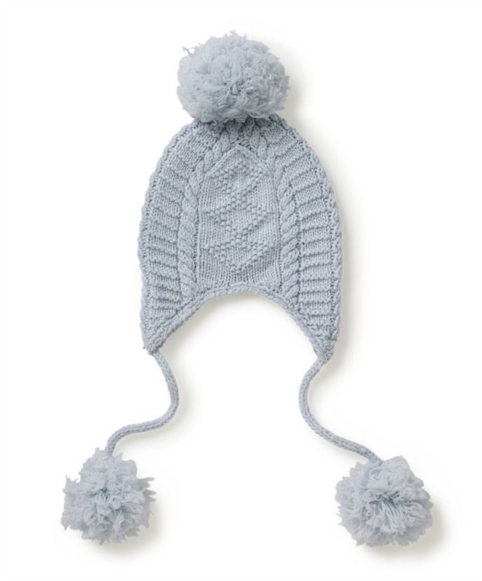 Grey Rabbit Baby Blue Gone Fishin Cashmere Hat