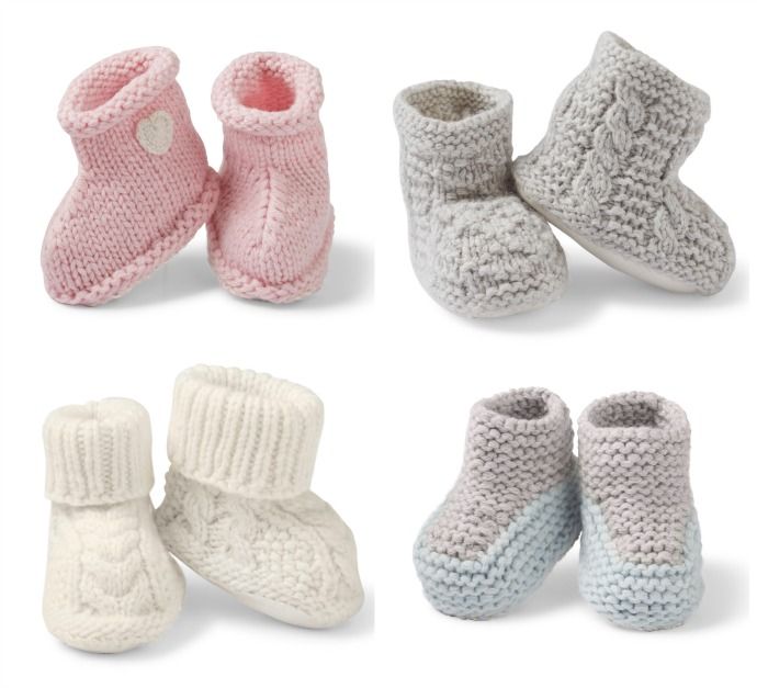 Grey Rabbit Baby Cashmere Slippers