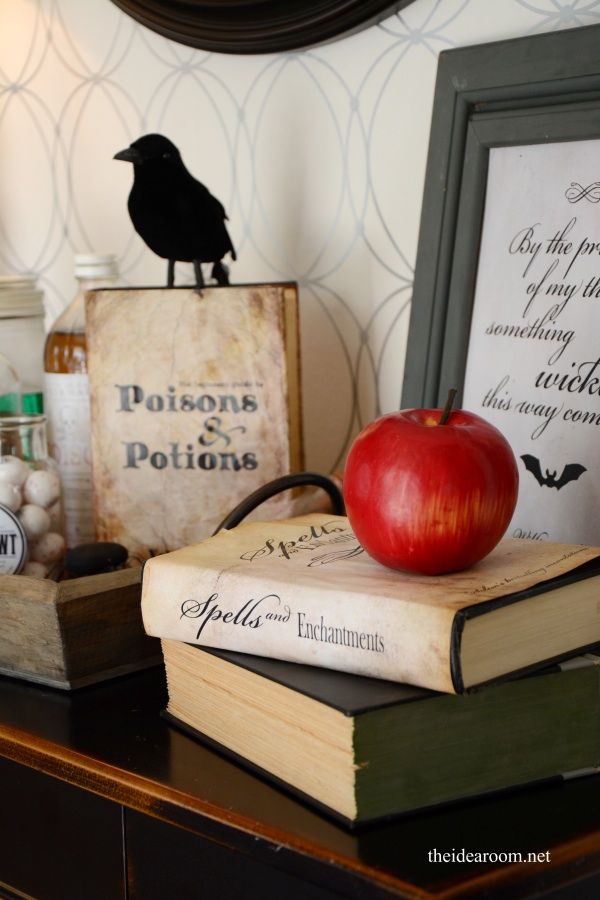 Halloween printable potion book by The Idea Room