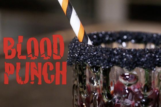 Halloween cocktail recipes: Blood Punch at One Hungry Mama