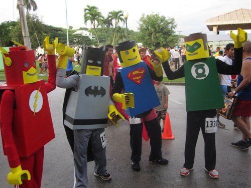 Justice League of American LEGO Minifigs Group Halloween Costume at Instructables