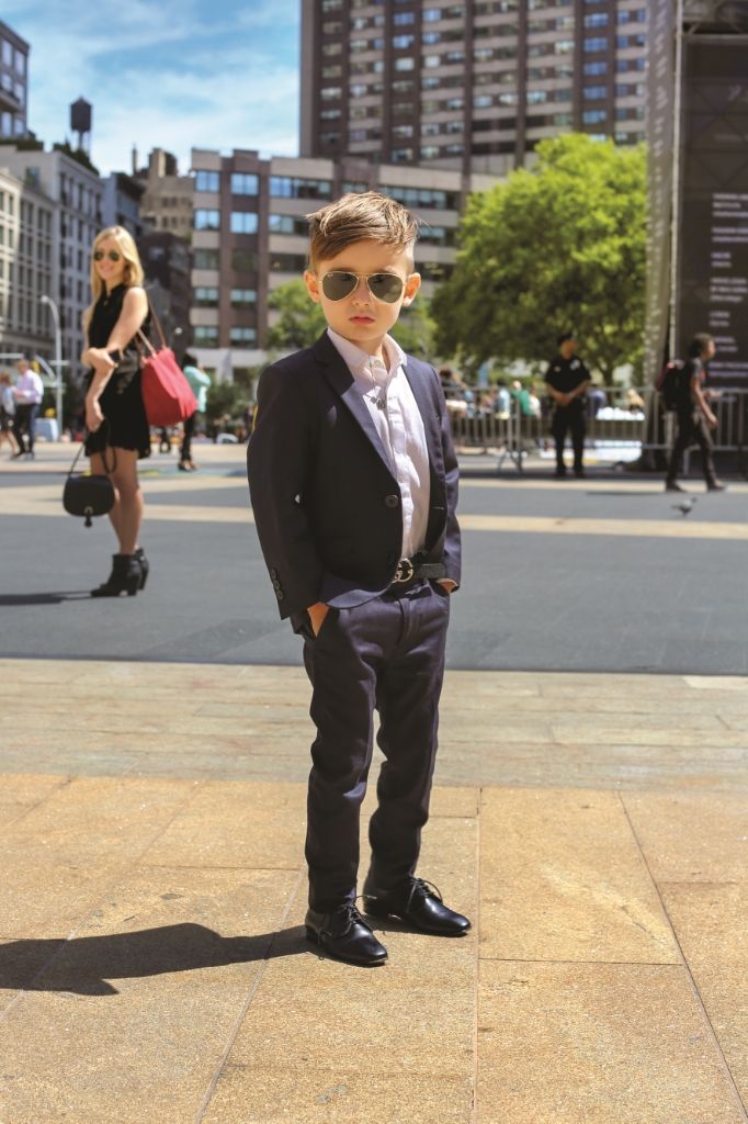 Dapper kid in the Little Humans book, from the author of Humans of New York