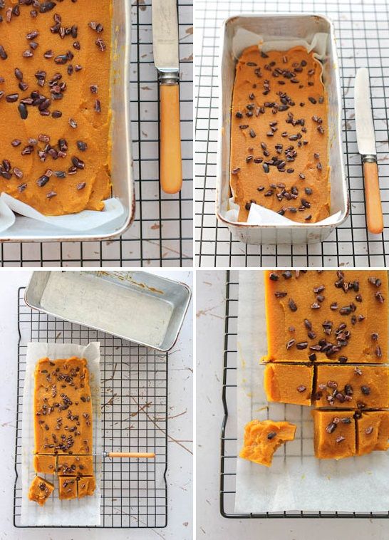 Pumpkin spice recipes: Healthy Caramel and Pumpkin Spice Fudge at Wholesome Cook