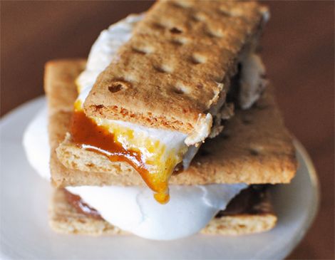 Pumpkin spice recipes: Pumpkin Butter and Hazelnut S'mores at Oh Joy!