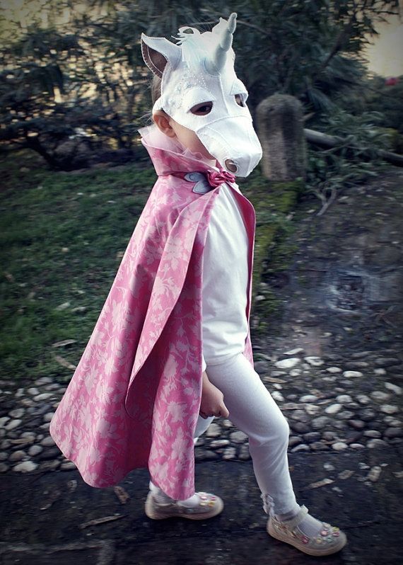 Unicorn Halloween mask PDF pattern at OxeyeDaisey