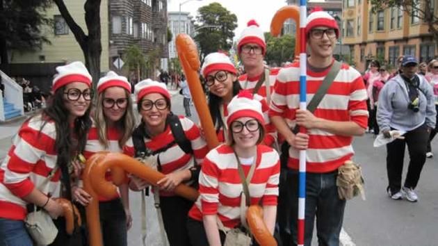 Where's Waldo Group Halloween Costume on ABC 7 News