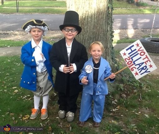Creative group Halloween costume ideas: Great Presidents at Costume Works