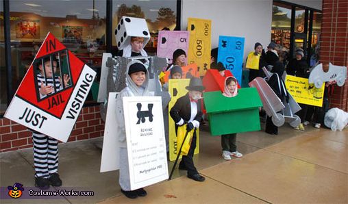 Monopoly group costume idea from Costume Works