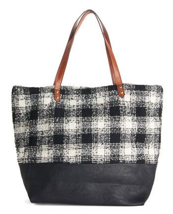 Best ways to wear plaid: Late night lecture bag at ModCloth