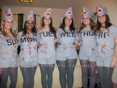 Shark Week Group Halloween Costume at Coolest Homemade Costumes