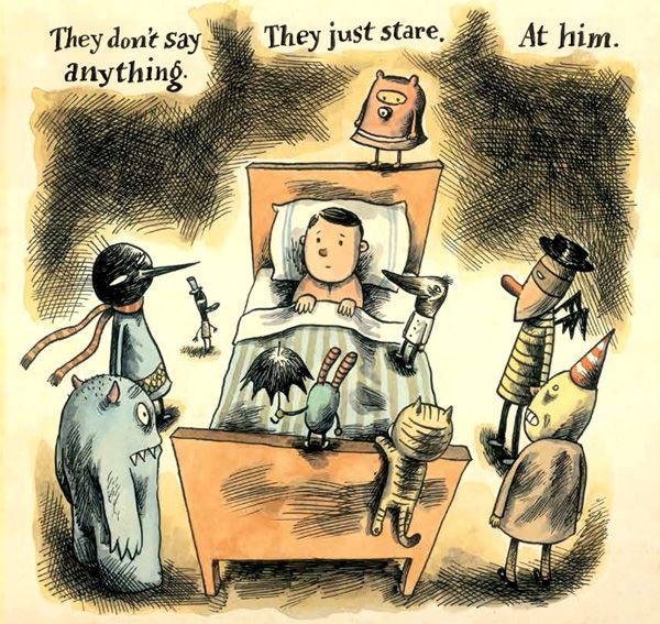 Creepy books for kids: What There Is Before There is Anything There by Liniers