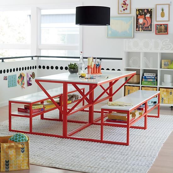 Creative workspace ideas: Modular New School Desk at Land of Nod