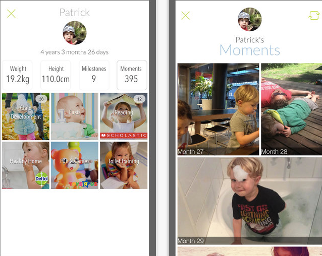 Tinybeans: A free, easy baby book app for recording + sharing milestones