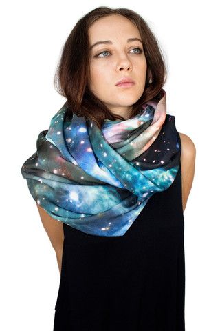 Cool Geek Accessories: Thor Nebula circle scarf by Shadowplaynyc