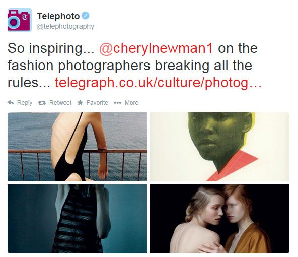 Telephoto Fashion Photographers Twitter Photo Collage