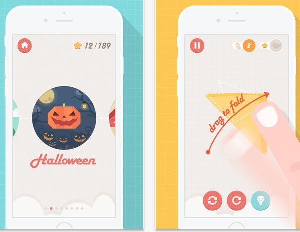 A gorgeous virtual origami app for kids for Halloween