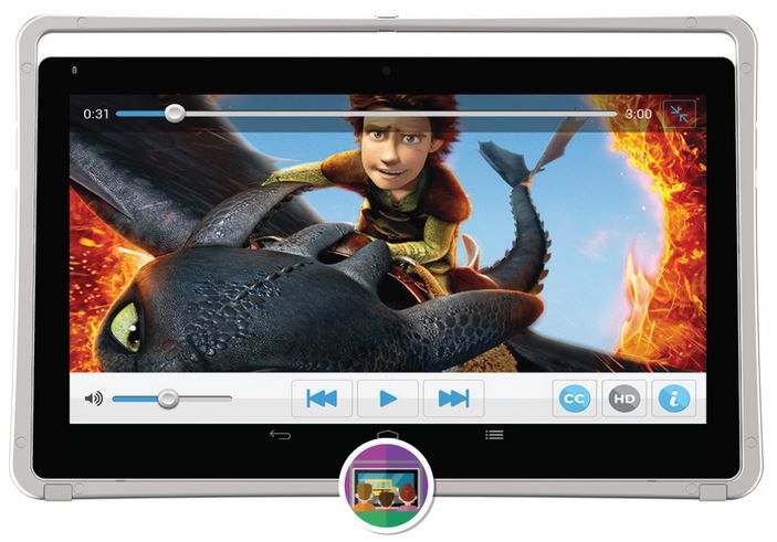nabi Big Tab HD tablet for kids is big enough to serve as a perfect viewing screen for kids' content