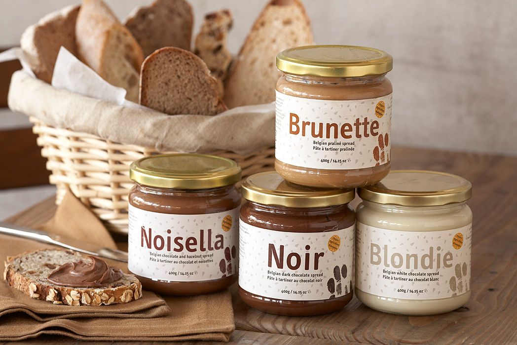 All natural chocolate hazelnut spread: Noisella at Le Pain Quotidien 