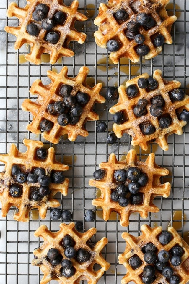 Best waffle recipes: Blueberry Buttermilk Waffles | Joy the Baker
