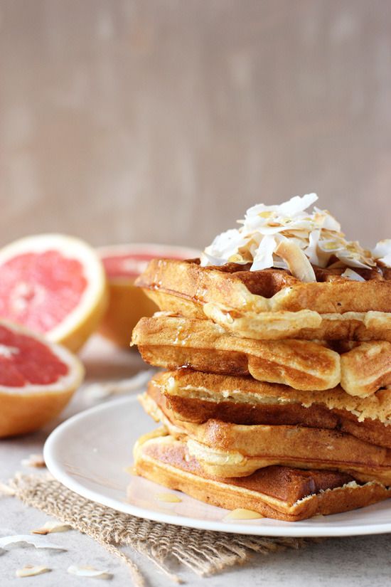 Best waffle recipes: Grapefruit Buttermilk Waffles | Cookie Monster Cooking
