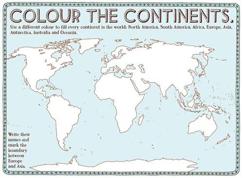 MAPS Activity Book has educational geography-based coloring pages