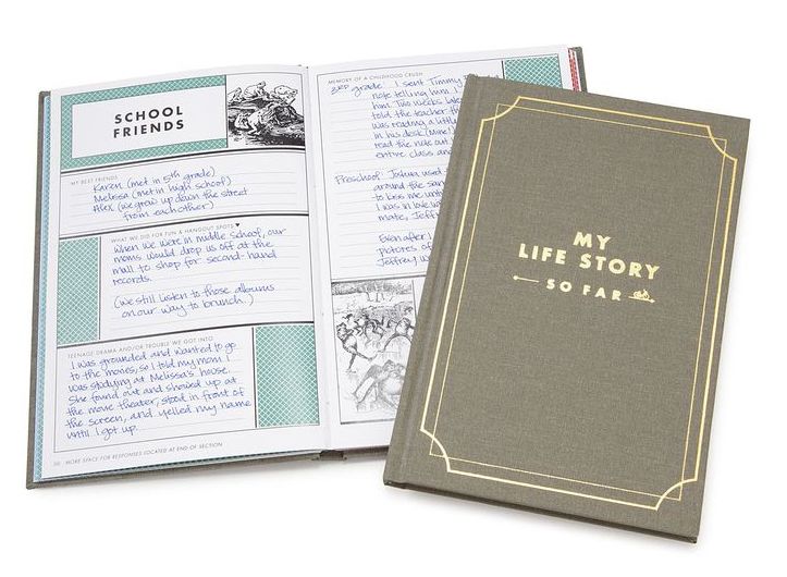 Mother's day gifts for Grandma: My Life Story - So Far Memory Journal