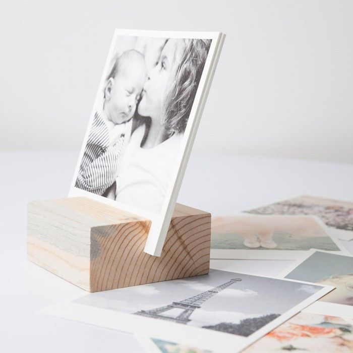 Photo gifts for Mother's Day: A dozen prints packaged with a reclaimed wooden block for simple display