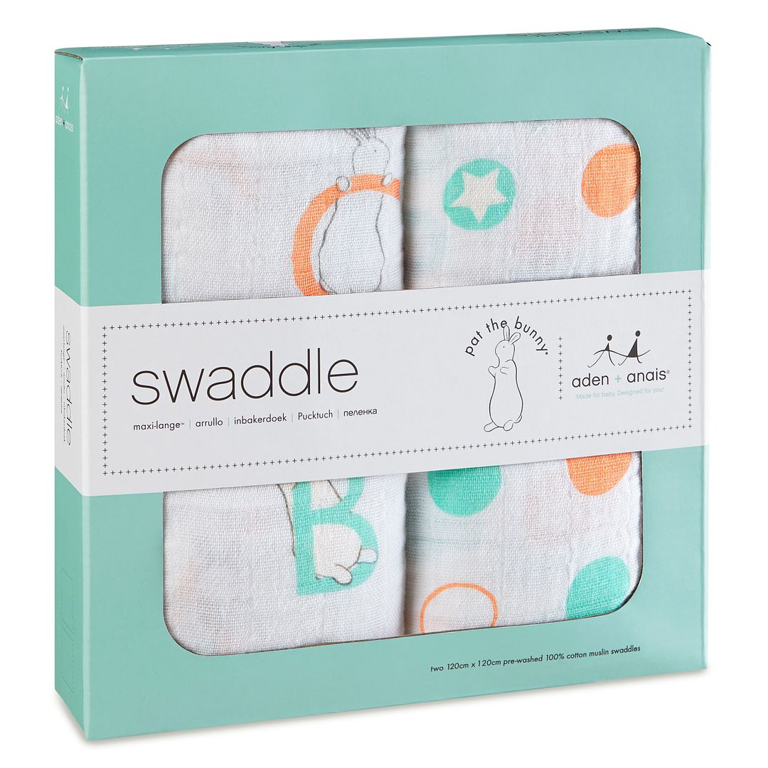 aden+anais limited edition pat the bunny swaddle blankets