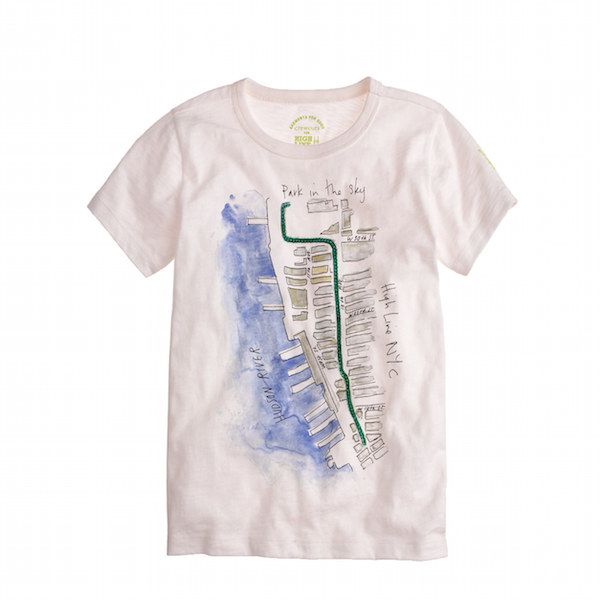 cool career t-shirts for girls: NYC High Line architecture project tee 