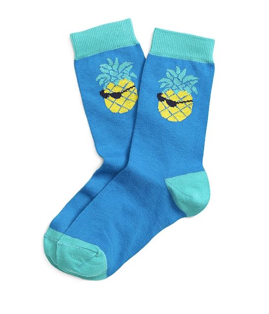 Pineapple print socks for boys from Brooks Brothers