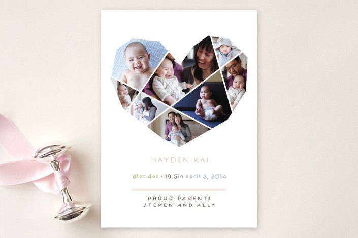 complete love birth announcements by fatfatin at minted