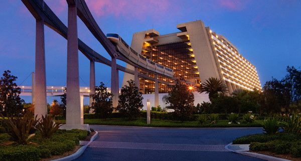 Disney World vacation with a baby tips: Get to the park (and back to hotel for naps) quicker when you stay on the monorail.