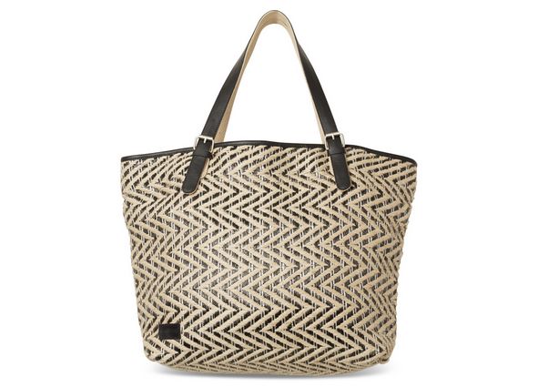 TOMS new Black Chevron Straw Tote | Mother's Day gifts that give back