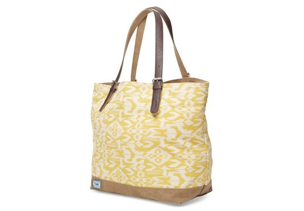 TOMS Ikat Canvas Tote Bag is a great Mother's Day gift that gives back
