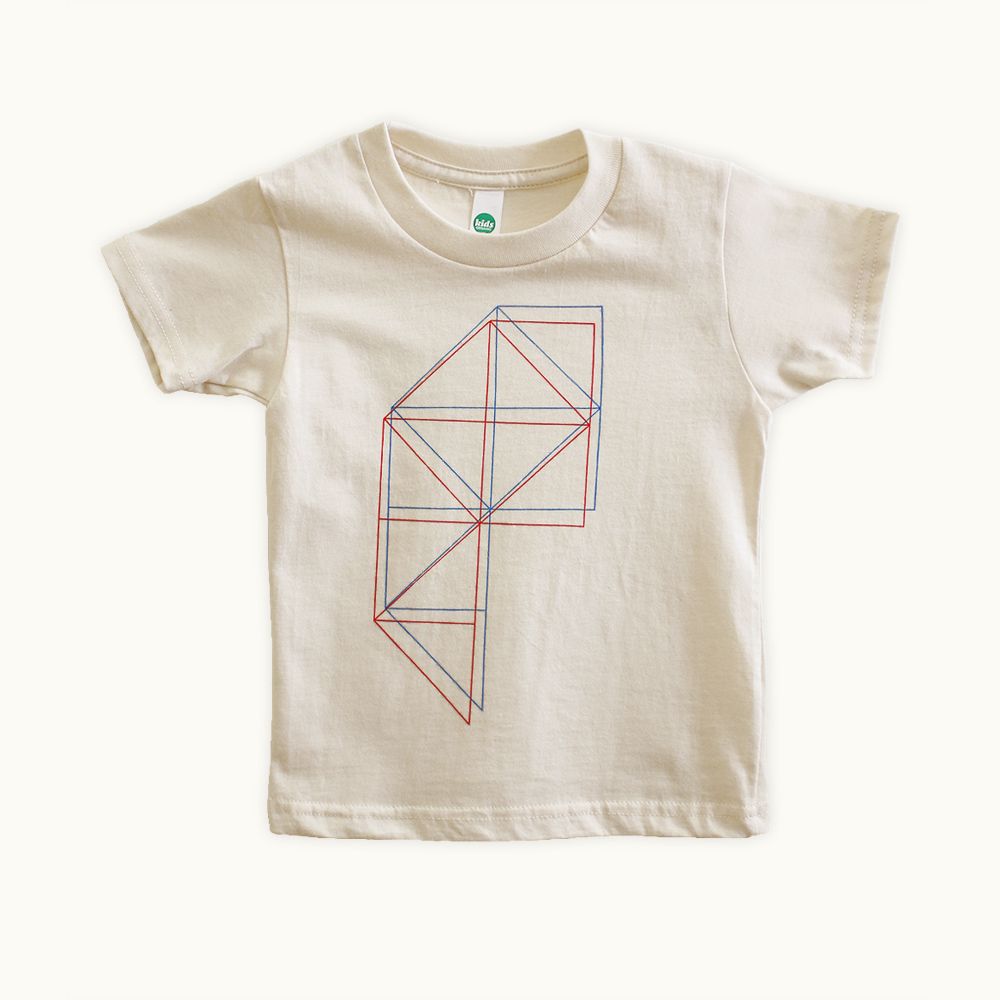 cool career t-shirts for girls: abstract geometry tee from Tiny Modernism