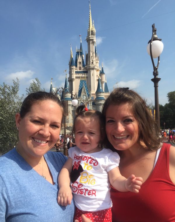Disney World with a baby tips: Be flexible--you may have to try a couple times for the perfect picture.