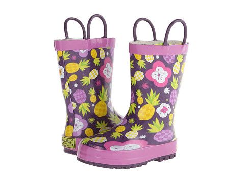 Pineapple Party rain boots for kids by Western Chief