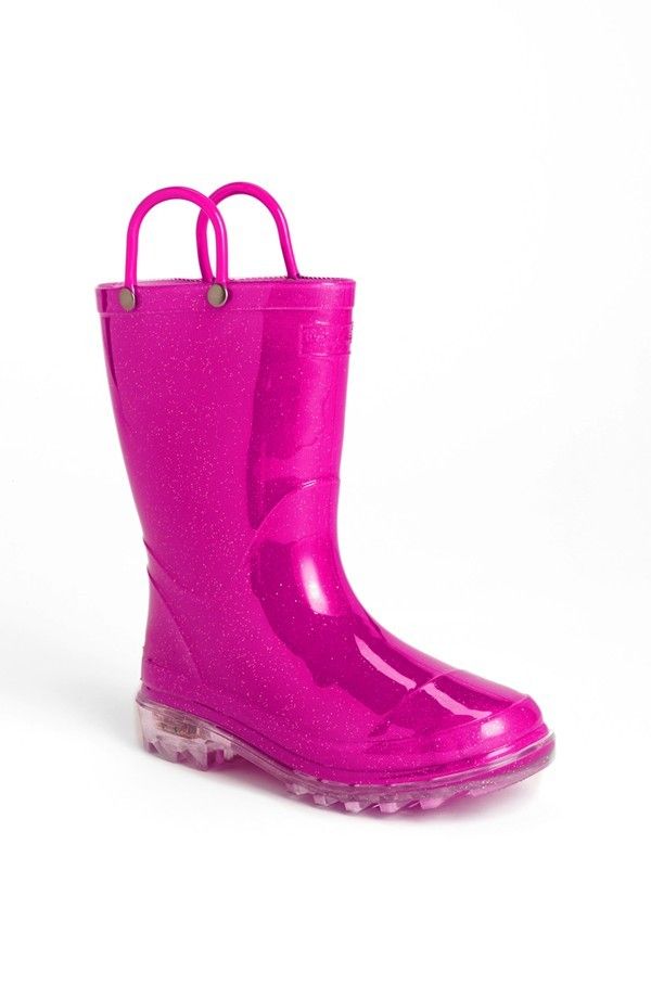 Light Up Glitter Rain Boots for Kids from Western Chief