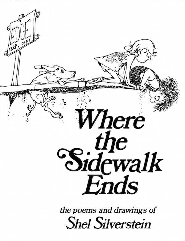 must-have poetry books for young readers: Where the Sidewalk Ends by Shel Silverstein