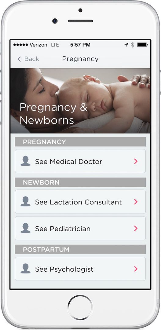 Schedule a video appointment with a lactation consultant online with the Doctor on Demand app