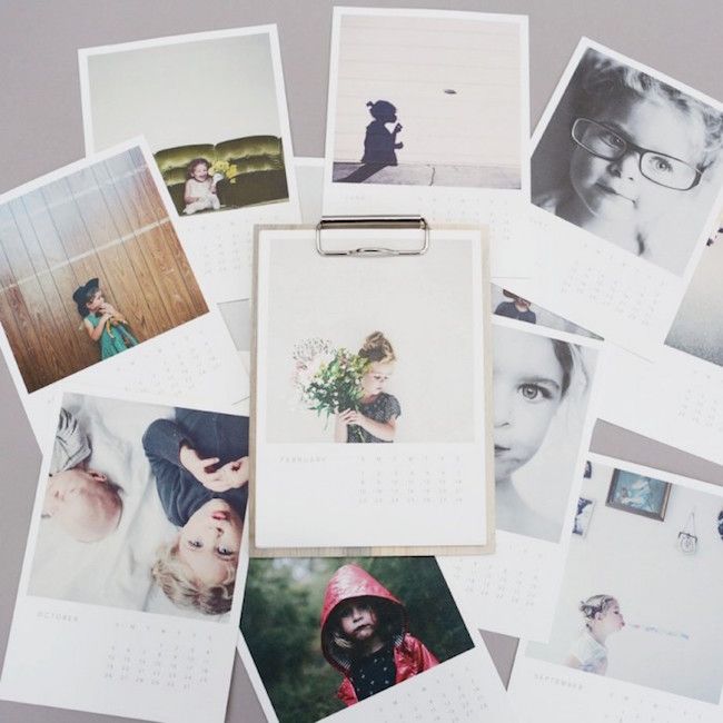 Wood Clipboard Calendar on Artifact Uprising | Mother's Day gifts for photographers