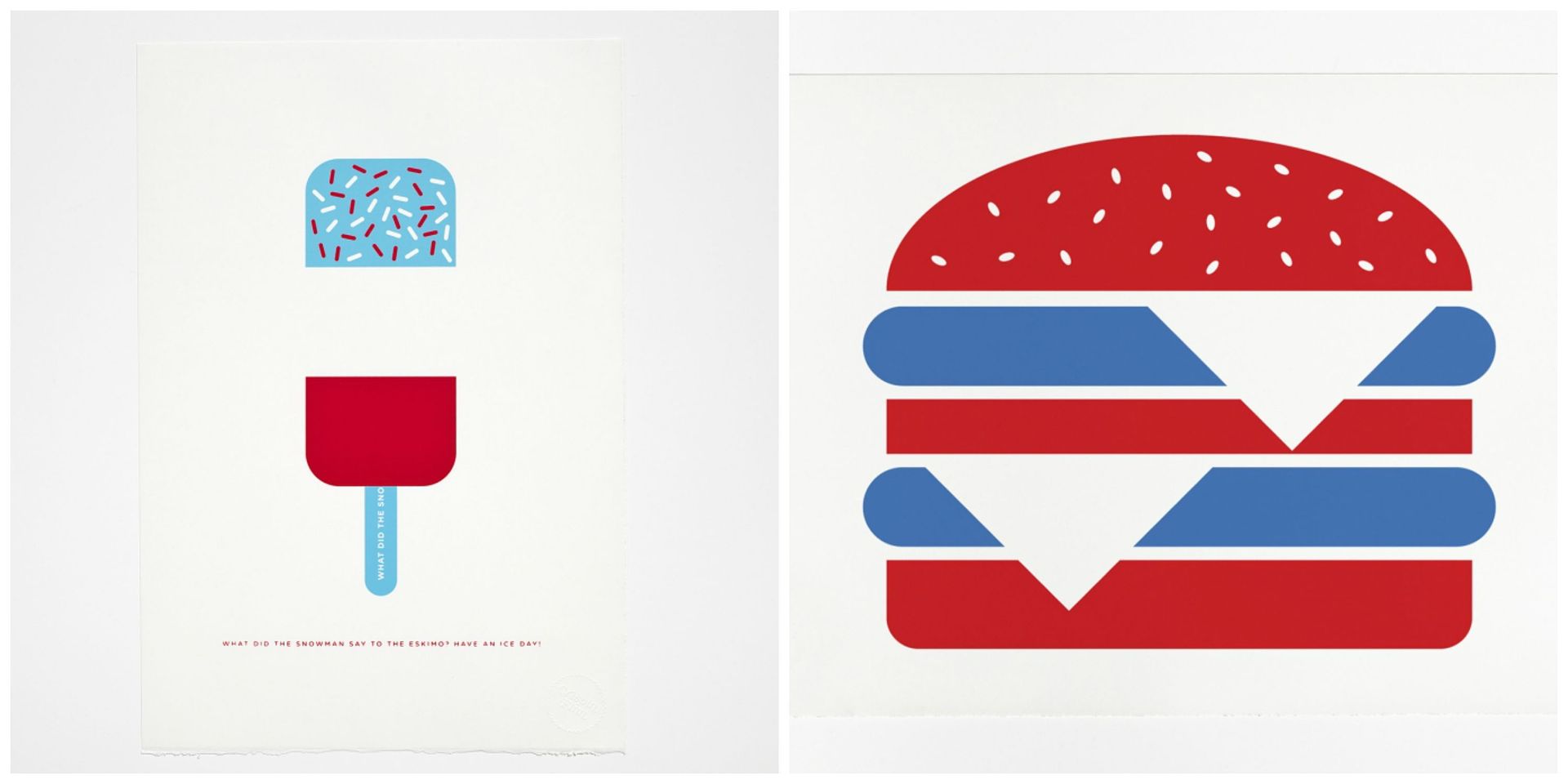 Super fun food screen prints perfect for a modern kitchen by Crispin Finn | Cool Mom Eats