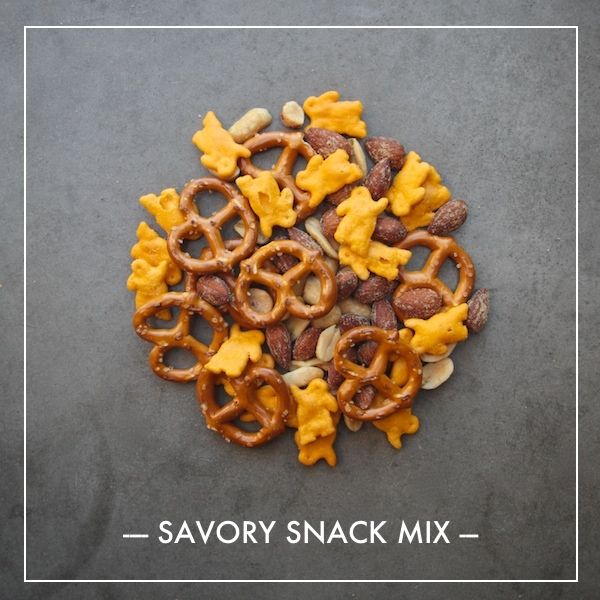 Make your own Savory Snack Mix for after-school or lunch boxes | Shutterbean 