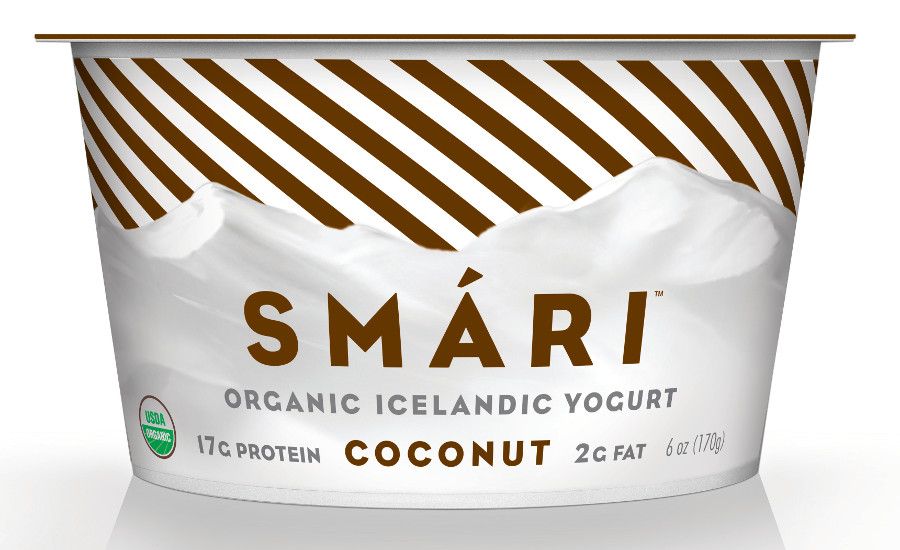 Best yogurts to buy: Smari Organic Icelandic yogurt in Coconut has real coconut flakes! | Cool Mom Eats