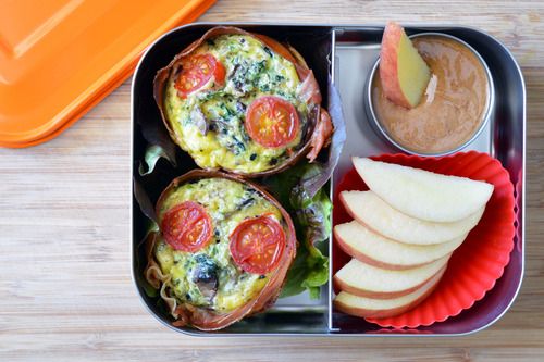Get creative with how you serve veggies in school lunch with these Mini Frittata Muffins | Nom Nom Paleo